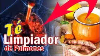 🍵 Té de Cúrcuma y Jengibre para Limpiar los Pulmones | SALUDABLEMENTE TV
