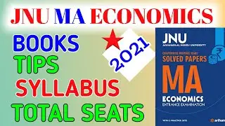 JNU MA Economics Entrance Exam 2021||Econmics Syllabus,seats,best books||JNU Entrance 2021