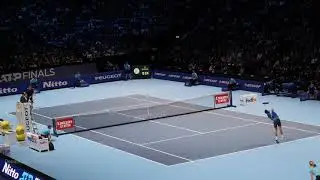 Roger Federer v Novak Djokovic Nitto ATP Finals 14-Nov-2019 (4K60p)
