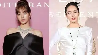Lisa at Bvlgari Mediterranean in May and Serpenti event in June comparison 