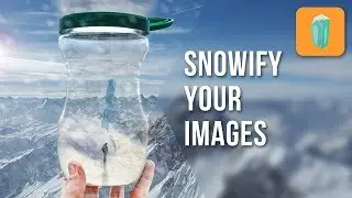 Quickest way to add snow with Photoshop