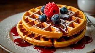 Trending Recipes on Youtube! I have never eaten such WAFFLES before!