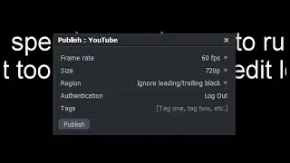 How to upload a lightworks video to youtube! quick and easy! 24 seconds!