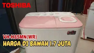 TOSHIBA MESIN CUCI 2 TABUNG 7.5 KG VH-H85MN(WR)