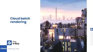 V-Ray 5 for SketchUp — How to render multiple views quickly with Chaos Cloud.