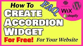 How to Create Accordion Widget for Your Website