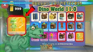 LARRY THE FROG NEW COSMETIC | SUPER BEAR ADVENTURE 11.0 DINO WORLD | RELEASE DATE WHEN?