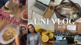The first days of university | Starting my second year at IULM, dinners out, lectures, and notes ...