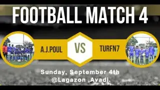 4th Sep (Sun) M4 A.J.POUL vs TURFN7