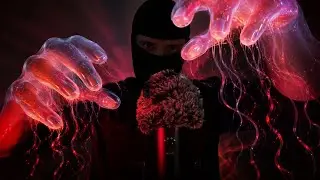 ASMR | Jellyfish 🪼 Relaxing Mouth Sounds with Smooth Hand Movements 