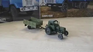 Обзор модели трактора МТЗ-80 (Саратов), 1:43.