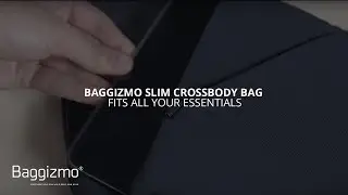 Baggizmo slim crossbody bag fits all your essentials