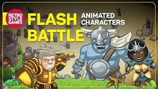 Flash 2D Animated Battle - Characters from CodeCombat.com