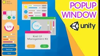 2. How to create popup window in Unity ( UI Screen )