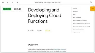 Developing and Deploying Cloud Functions