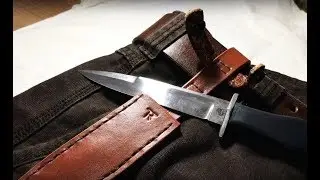 Leatherwork - Making a Fighting Knife Sheath