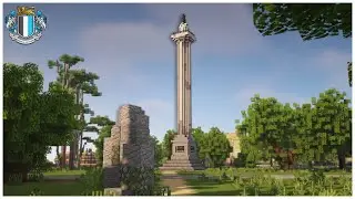 Creating Monuments In My Minecraft City Park! : Building Whiteburg City