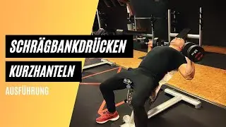 Dumbbell incline bench press - correct execution