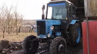 ✔ПЕРВЫЙ ВЫЕЗД ТРАКТОРА МТЗ 82 ПОСЛЕ РЕМОНТА❎МОЙКА ТРАКТОРА