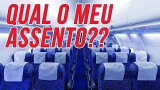 Primeira viagem de avião - Qual meu assento?