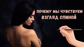 Why does a person feel someone looking at their back?