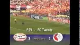 Twente - PSV Bekerfinale 2001 strafschoppen