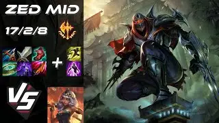 MID Zed vs Qiyana - EU Challenger Patch 25.21