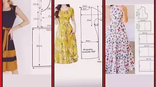 How to Sawing Our Dress /laterst pattern for girls 💗💗♥️#casual #fashion #sawing #dress ♥️♥️♥️