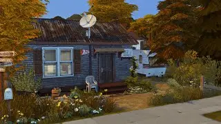 Small Rundown Home 🏚| Sims 4 Speed build | + CC Links / #sims4 #thesims4