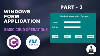 Running CRUD Application in Visual Studio | Part 3