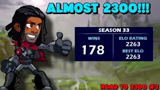 Almost 2300!!! | Brawlhalla Ranked 1v1