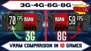 Legion Go VRAM COMPARISON | More is not always better!