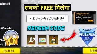 FREE FIRE PRO LEAGUE WINTER 2021 REDEEM CODE | FFPL WINTER REDEEM CODE | FF 24 DECEMBER REDEEM CODE