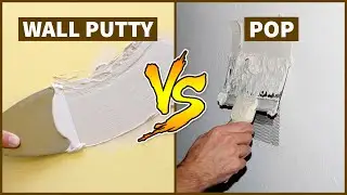 Comparison Between Wall Putty and POP