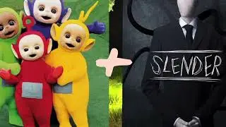 телепузики + слендермен