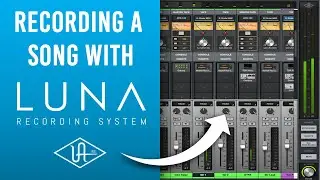 How to RECORD a SONG in LUNA for Beginners! Step-By-Step
