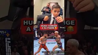 Mini Topuria CORRECTS his FATHER'S technique🥊🤣 Ilia Topuria VS. Justin Gaethje UFC Freedom 250