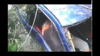 Rally Car Falls off a Cliff During Race Driver