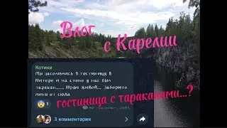 ВЛОГ С КАРЕЛИИ (в гостинице был таракан?)