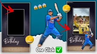 Ms Dhoni Birthday wishes photo editing!! mahi happy birthday editing!! 7th July coming back