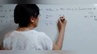 Molalidad y Fracción Molar