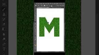 Grass effect text in Photoshop 