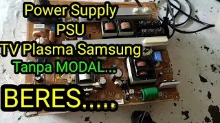 How to Fix a Dead SAMSUNG PLASMA TV: PSU Power Supply No 5V Standby Voltage