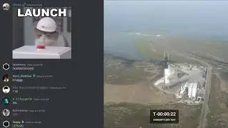 LabPadre Discord reacting to Starship Flight Test