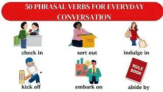 50 Phrasal Verbs For Everyday Conversation I Phrasal Verbs | Vocabulary I Listen & Practice