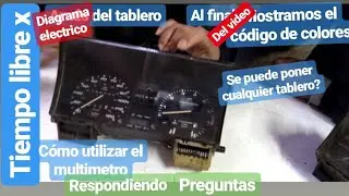 VW combi #8 (Sistema eléctrico del tablero por colores y Contestamos dudas de nuestros suscriptores)
