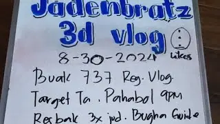 BOOMMM BUGHA REG VLOG 737 JUD SA GUIDE.Buak jud. TARGET KAAYO YEHEY DAOG TA.