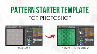 Pattern Starter Template for Photoshop - Version F