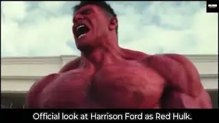 Official look at Harrison Ford as Red Hulk