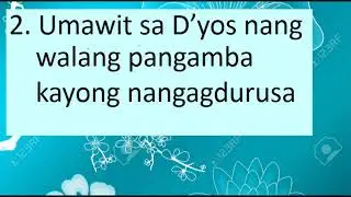 halina't umawit